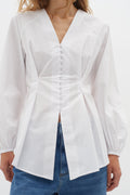 HelveIW Blouse - Pure White