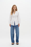 HelveIW Blouse - Pure White