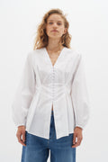 HelveIW Blouse - Pure White