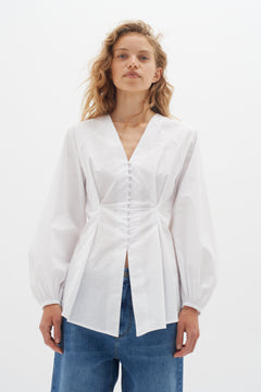 HelveIW Blouse - Pure White