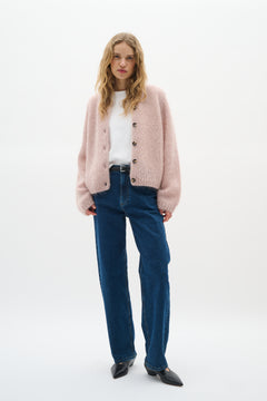 JetraIW Cardigan - Dusty Blush