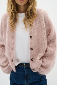 JetraIW Cardigan - Dusty Blush