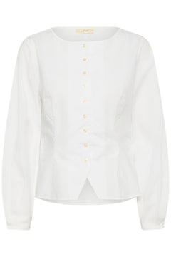 Leloiw Fitted Shirt - Pure White