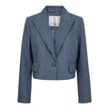 Nelliecc Stripe Blazer - Blue