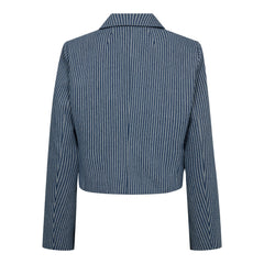 Nelliecc Stripe Blazer - Blue