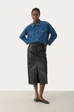 CollettePW SH - Medium Blue Denim