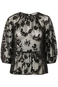 VivanPW BL - Black Sequins On Mesh