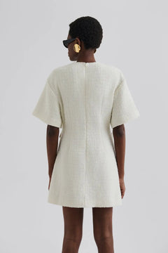 Rayna Boucle Mini Dress - Vanilla