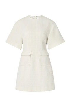 Rayna Boucle Mini Dress - Vanilla