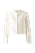 Ruthie Cropped Long Sleeve Blouse - Ivory