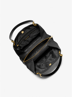 Kensington Large Pebbled Leather Tote Bag - Black
