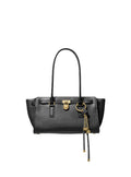 Hamilton Moderne Small Leather Satchel - Black