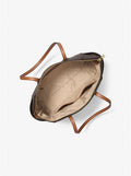 Marilyn Medium Logo Tote Bag - Brown/Acorn