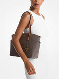 Marilyn Medium Logo Tote Bag - Brown/Acorn