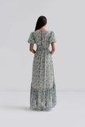 Beatrice Short Sleeve Maxi Dress - Ditsy