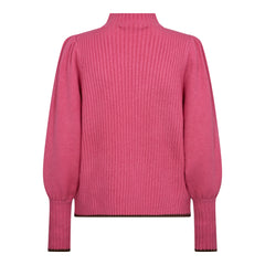 Rowcc Puff Rib Knit - Pink