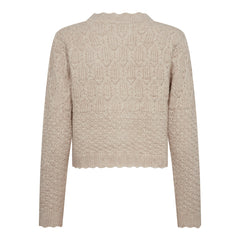 PointelleCC Cardigan - Bone
