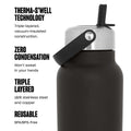 Explorer Flip Straw 940ml - Onyx