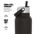 Explorer Flip Straw 940ml - Onyx