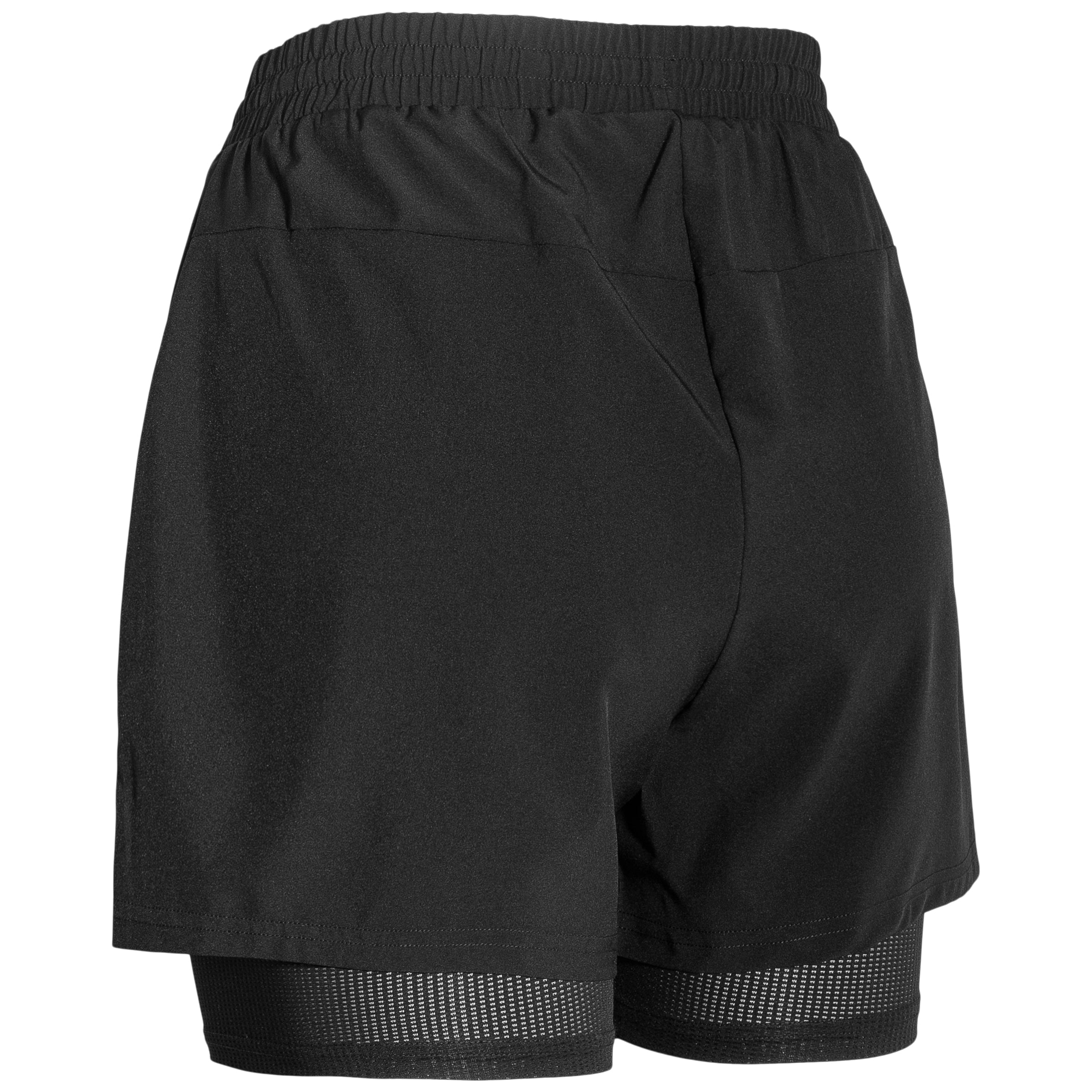 Shorts Run 2 In 1  - Black