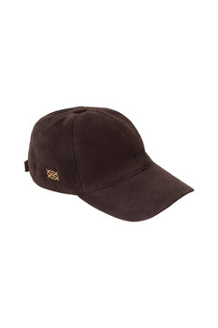 Hermine Suede Cap - Chocolate