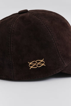 Hermine Suede Cap - Chocolate