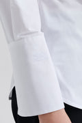 Calisa Fitted Poplin Shirt - White