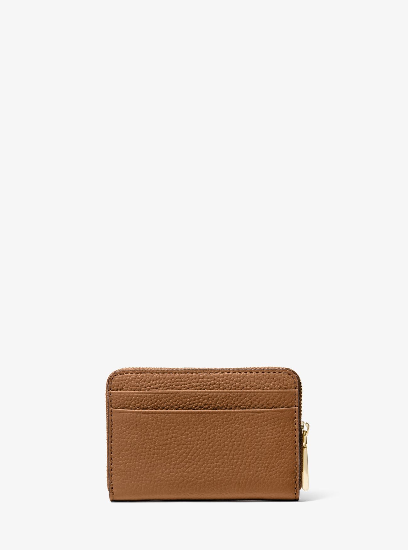 Jet Set Small Pebbled Leather Wallet - Luggage