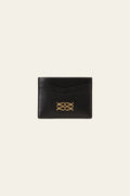 Monogram Leather Card Holder - Black