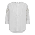 KelliseCC Lace Cut Shirt - White