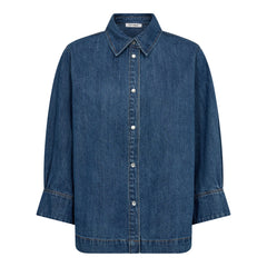 Delinacc Denim SS Shirt - Dark Denim