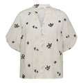 Colleencc Ss V-Shirt - Off White