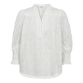 Emmacc Frill Ss Blouse - Off White