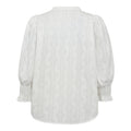 Emmacc Frill Ss Blouse - Off White