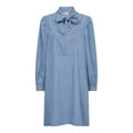 Tituscc Denim Bow Dress - Denim Blue