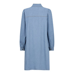 Tituscc Denim Bow Dress - Denim Blue