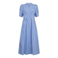 Micacc Stripe Pleat Dress - Pale Blue