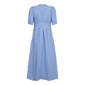 Micacc Stripe Pleat Dress - Pale Blue
