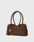 Ryder Suede Shoulder Bag - Moka