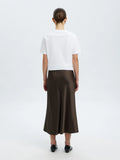 Lena Hw Midi Skirt - Delicioso