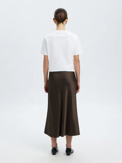 Lena Hw Midi Skirt - Delicioso