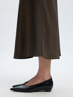 Lena Hw Midi Skirt - Delicioso