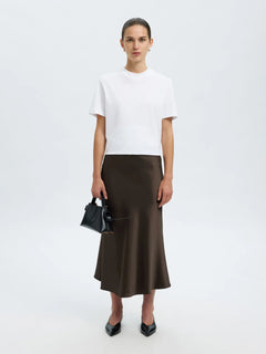 Lena Hw Midi Skirt - Delicioso