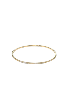 Stone Cuff Bracelet - Gold