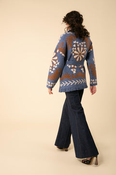Charlie Knit Cardigan - Blue