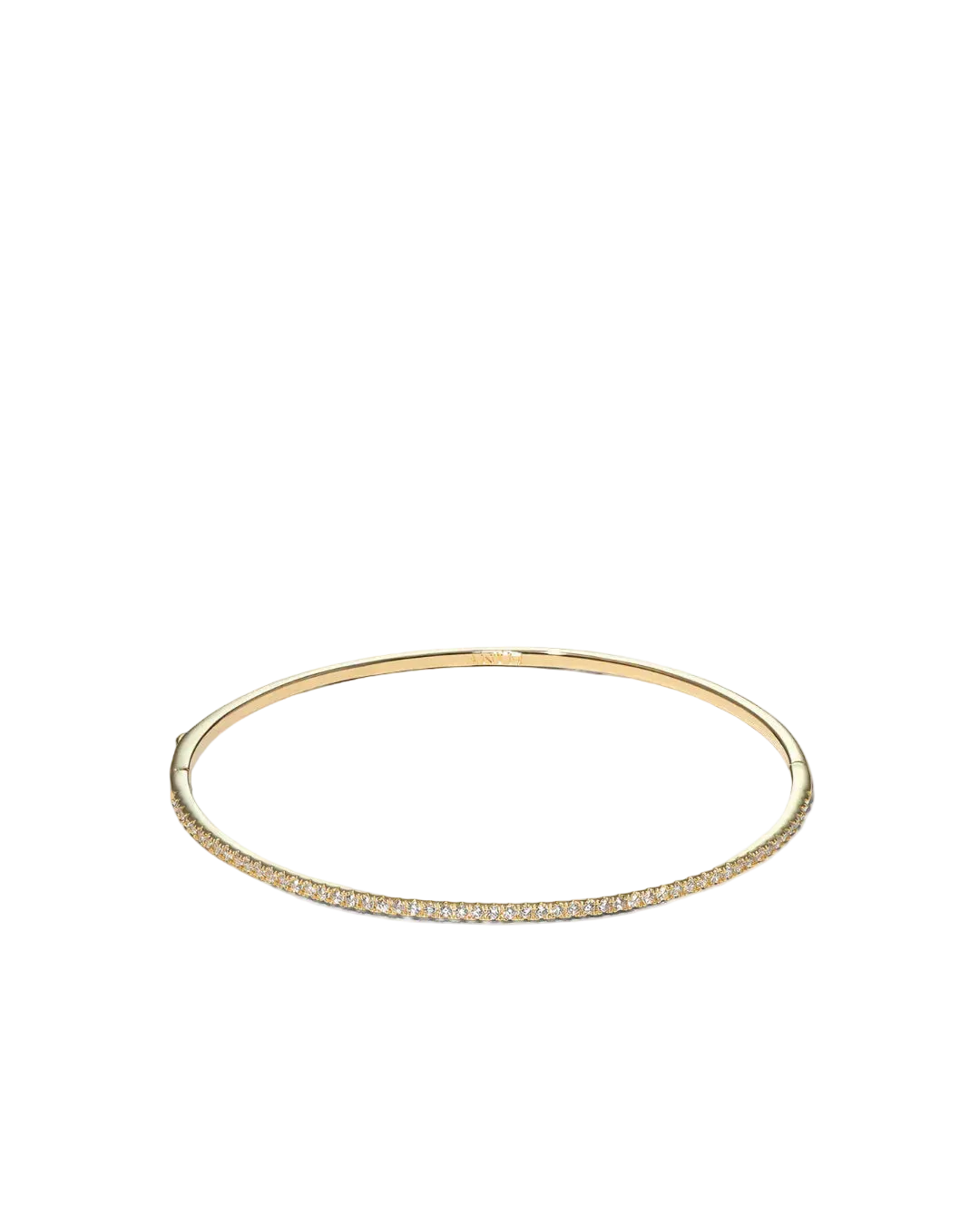 Stone Cuff Bracelet - Gold