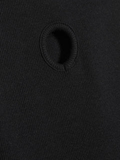 Fitted Rib Singlet - Black
