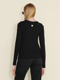 Fitted Rib Longsleeve - Black
