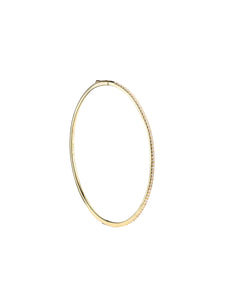 Stone Cuff Bracelet - Gold