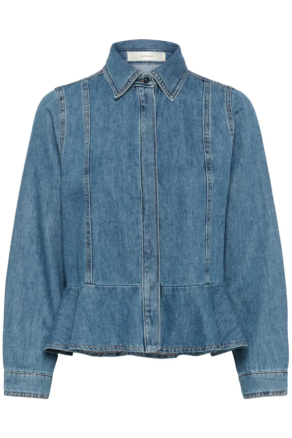 Sophinaiw Shirt - Washed Medium Blue Denim